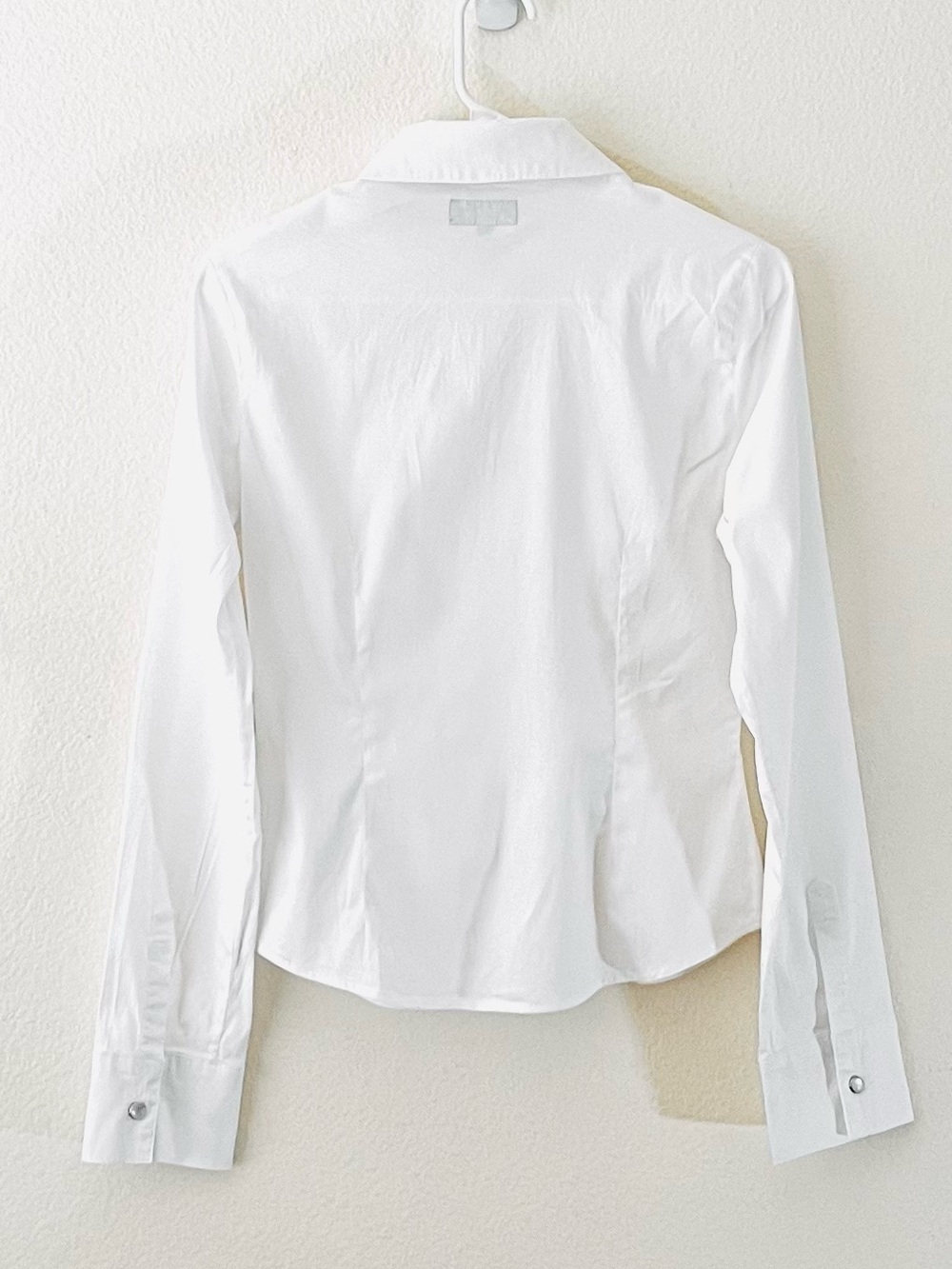 Dairy Boy Tailored Pearl Snap Top Shirt Size: 6 Color: White - Picture 3 of 16